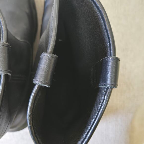 Hytest Mens Wellington Leather Work Boots Size 10 Slip Resistant Steel Toe - Picture 15 of 16